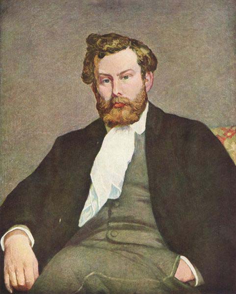 Portrait of Alfred Sisley,